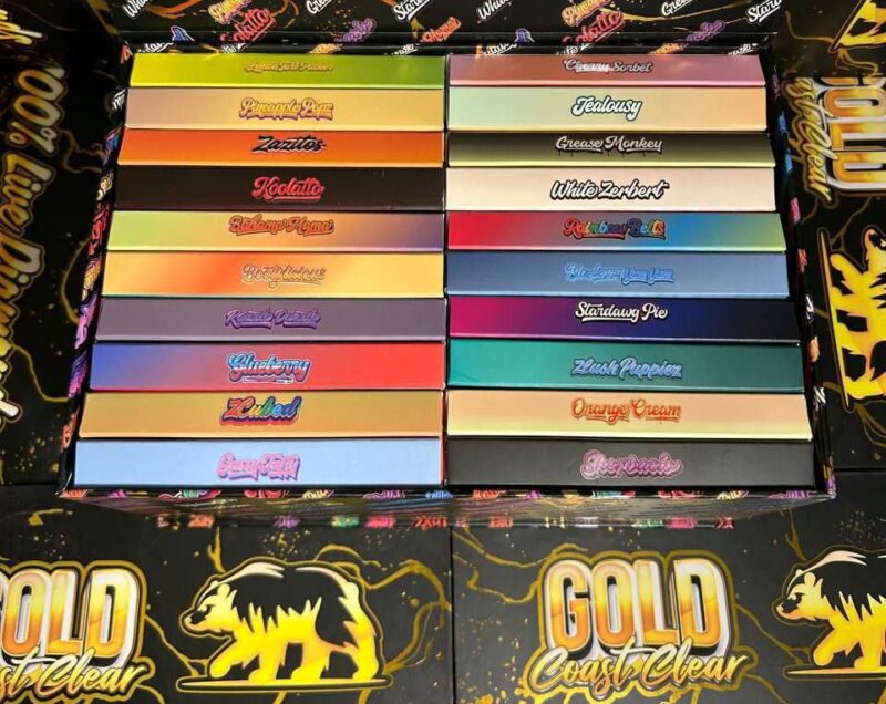 Gold coast clear cartridges